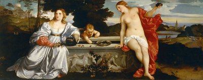 Amore Sacro e Amore Profano da Tiziano Vecelli